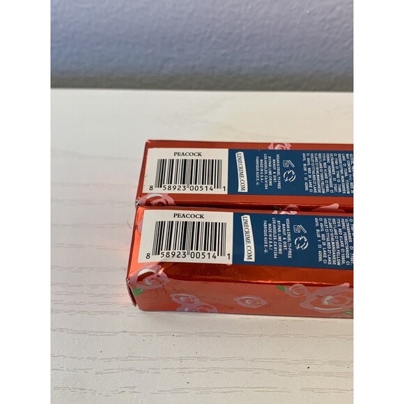 2X Lime Crime Velvetines Liquid Matte Lipstick Peacock Blue Green NEW Rare Set - Picture 4 of 4